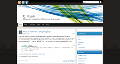 Desktop Screenshot of edroesch.com